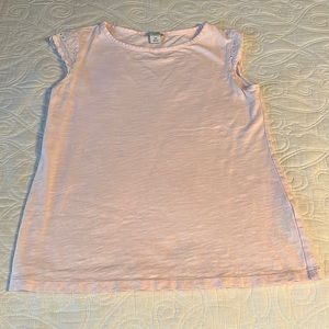 J.Crew sleeveless shirt, Size XS, Pink